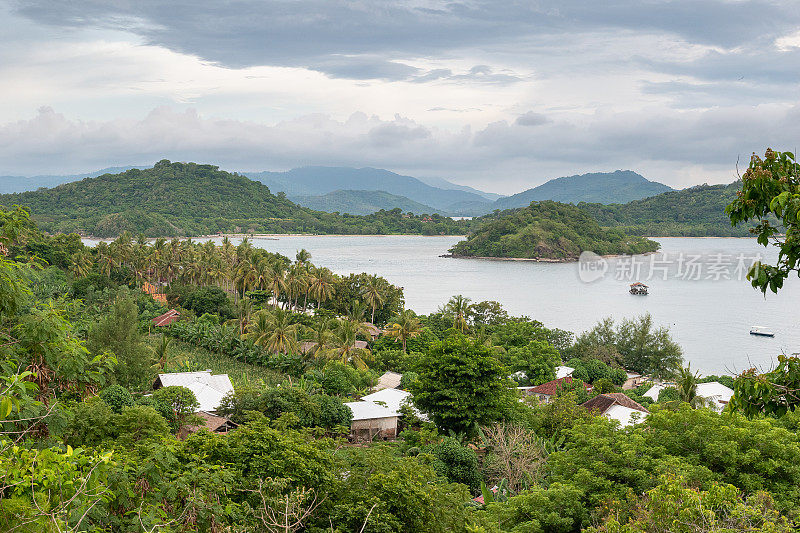 Gili Asahan的风景，印度尼西亚